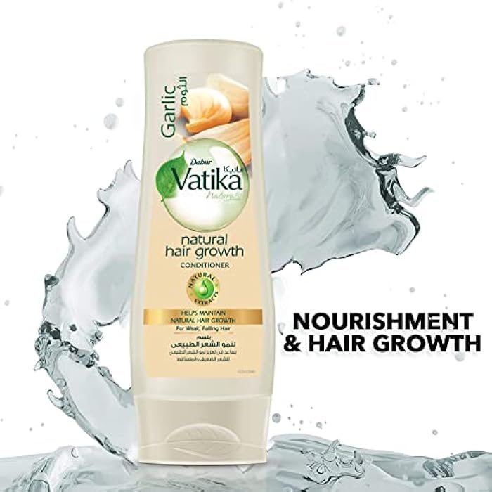 Vatika Naturals Garlic Conditioner (360mL) | Natural Extracts Of Garlic | Promotes Hair Growth | For Weak and Falling Hair - Image 2